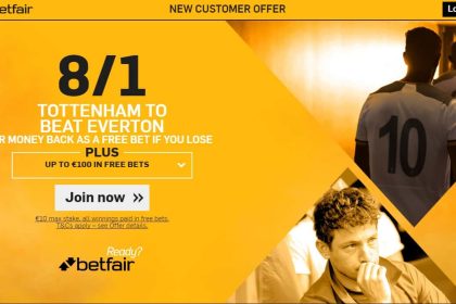 8/1 Tottenham to beat Everton! 8