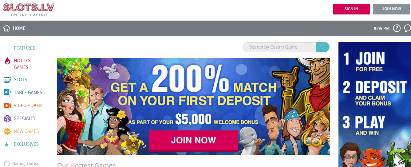 Slots LV Casino Review & No Deposit Bonus Codes 2018 - UltrasBet