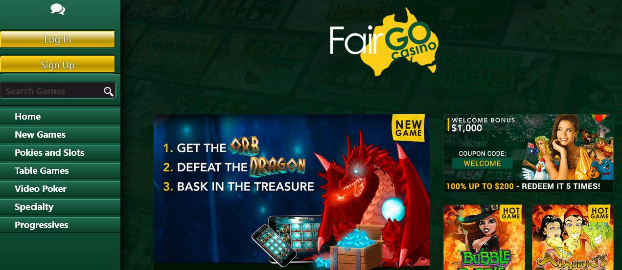 Fair Go Casino No Deposit Codes April 2018