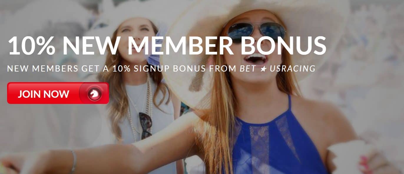 Bet USRacing Welcome Bonus
