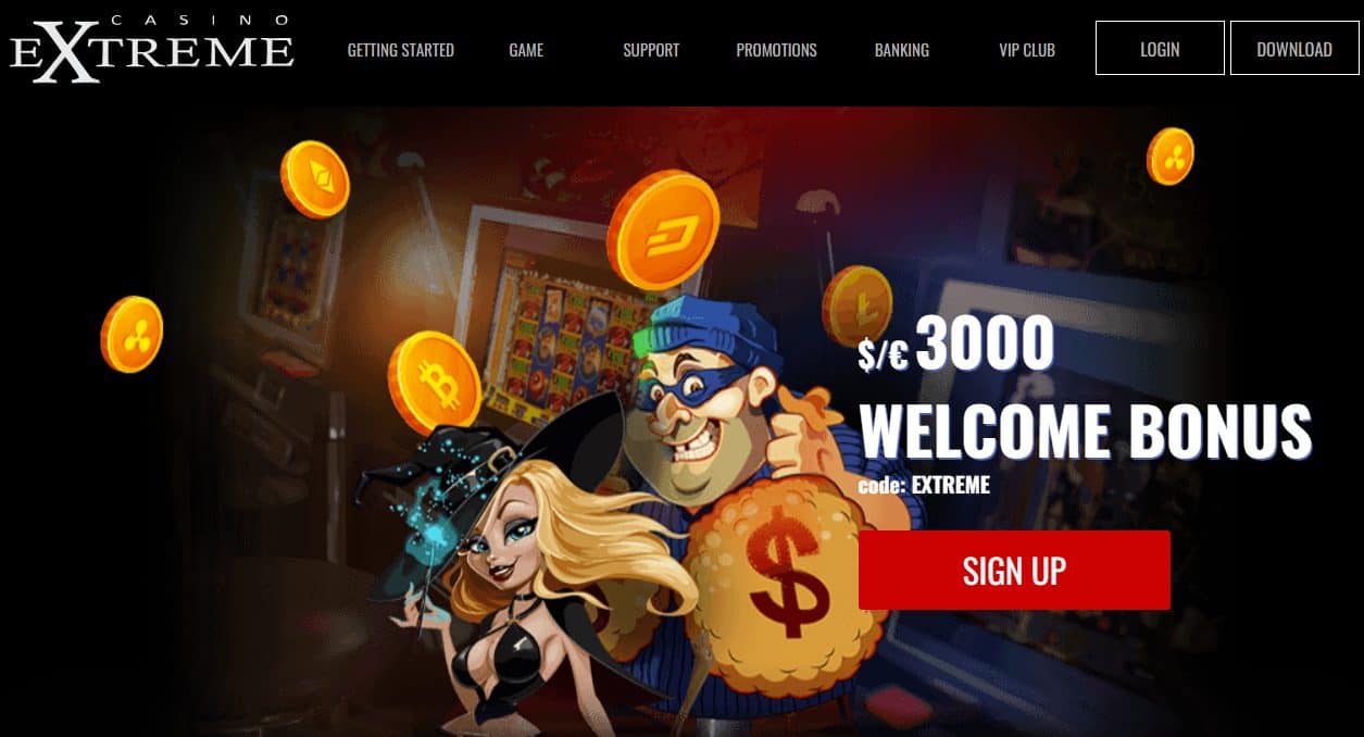 Casino Extreme Homepage