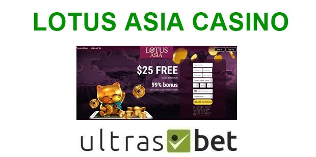 Lotus Asia Casino Welcome page