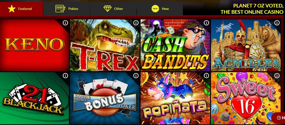 Planet 7 redeem free spins