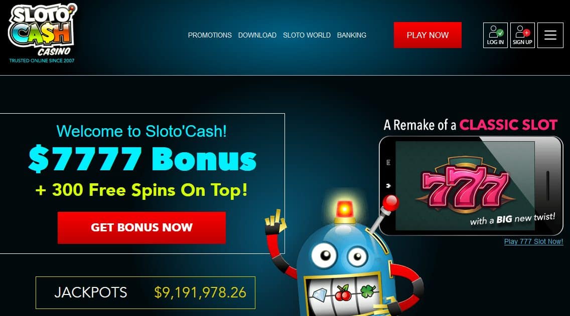 slotocash new player bonus codes may 2018