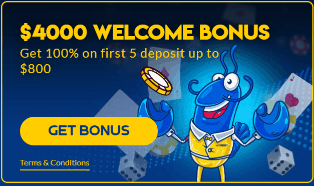 Yabby Casino Welcome Bonus